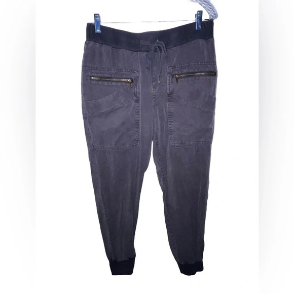 Young Fabulous & Broke Dark Gray Tapered Leg Ribbed Ankle Ozzy Joggers Size M - Picture 5 of 5